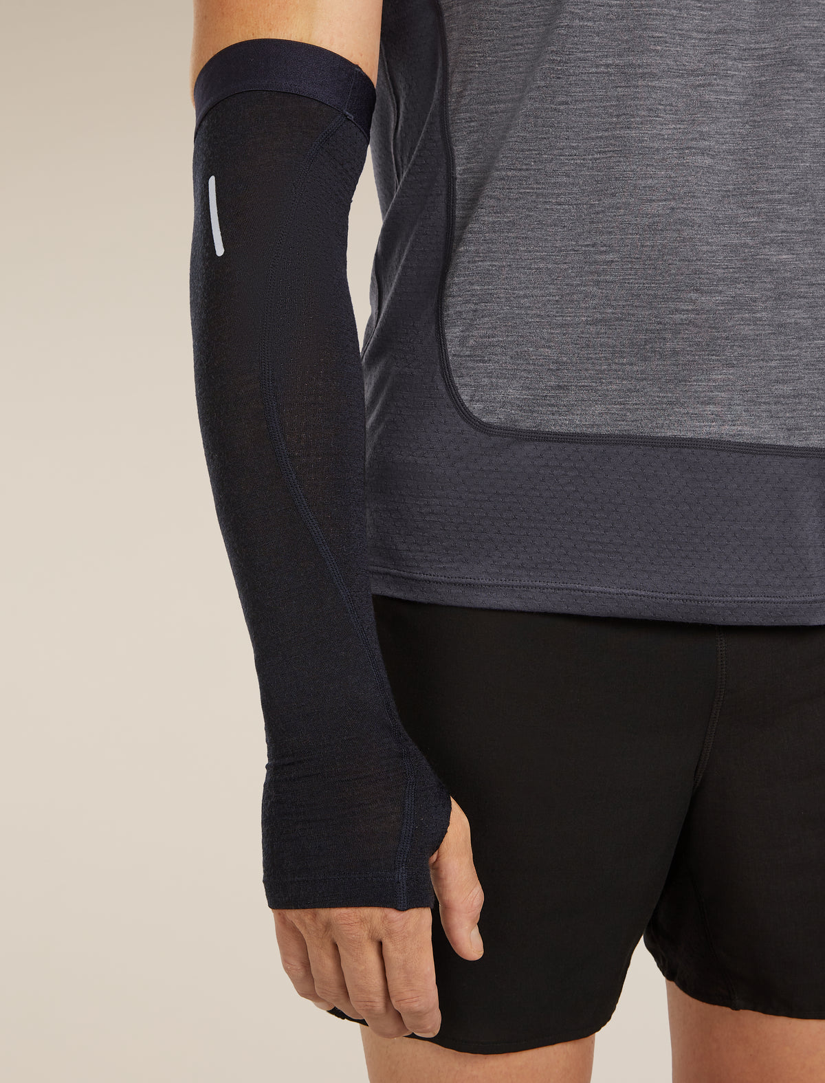 Unisex Merino 200 ZoneKnit™ Arm Sleeves Black - 4