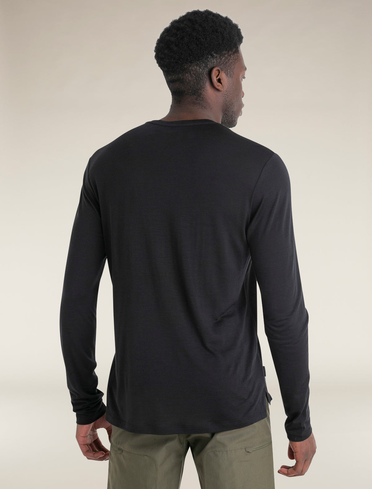 Men's Merino Blend 125 Cool-Lite™ Sphere Long Sleeve T-Shirt Black - 2