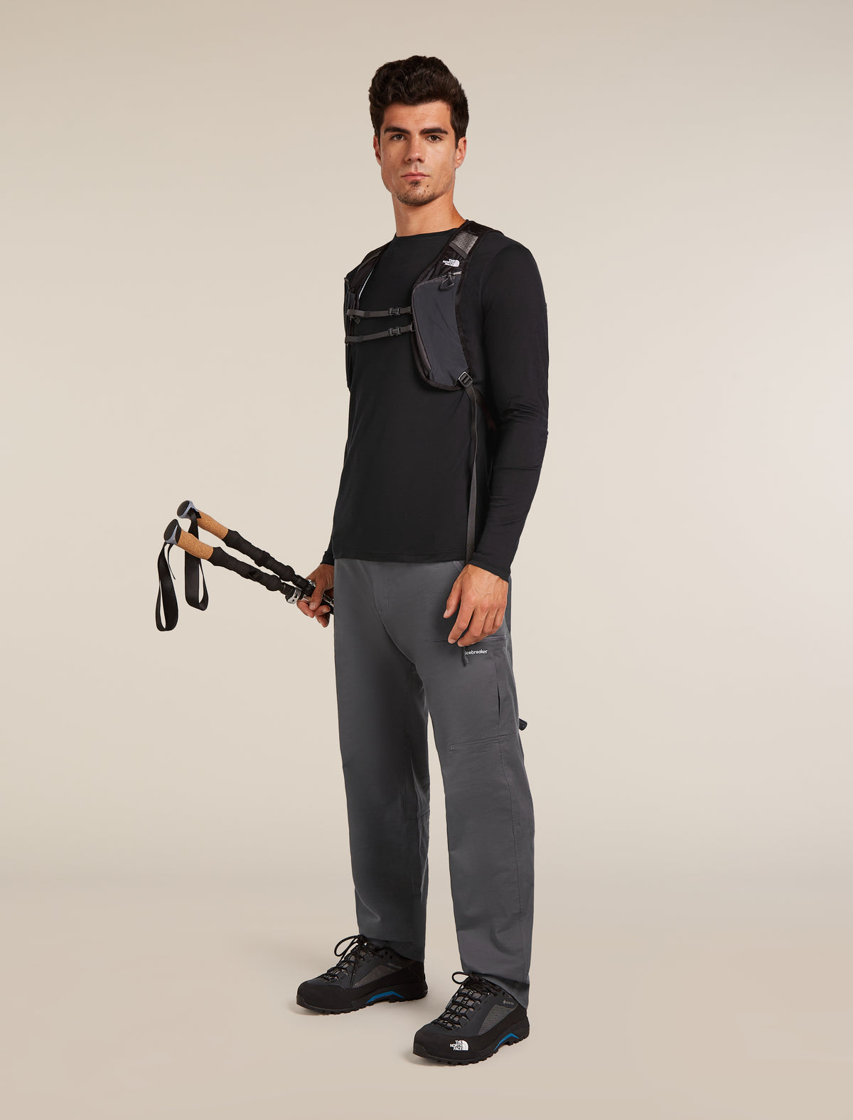 Men's Merino Blend 125 Cool-Lite™ Sphere Long Sleeve T-Shirt Black - 4
