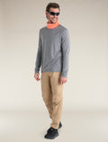 Men's Merino Blend 125 Cool-Lite™ Sphere Long Sleeve T-Shirt Metro Heather - 4