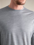 Men's Merino Blend 125 Cool-Lite™ Sphere Long Sleeve T-Shirt Metro Heather - 5