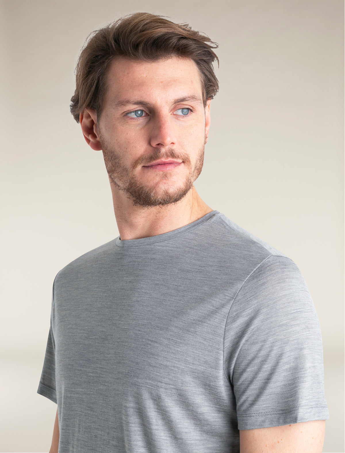 Men's Merino Blend 125 Cool-Lite™ Sphere Short Sleeve T-Shirt Metro Heather - 3