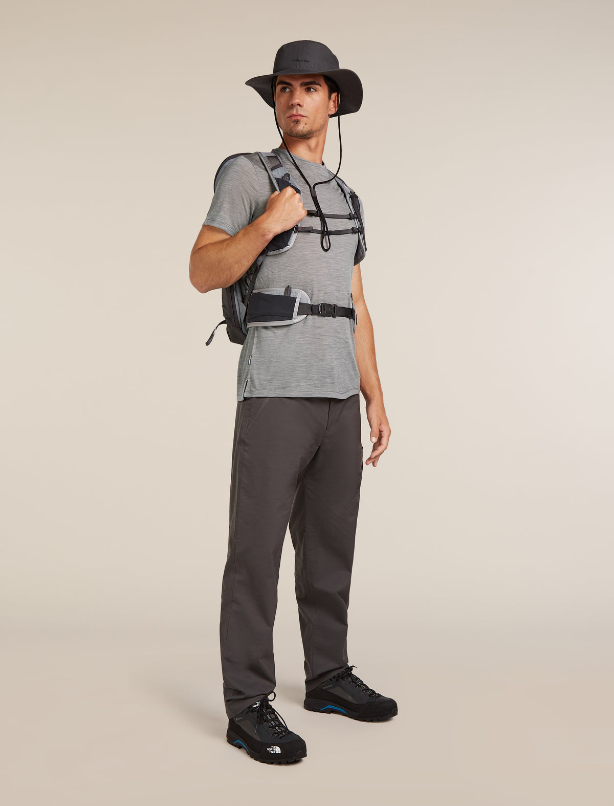 Men's Merino Blend 125 Cool-Lite™ Sphere Short Sleeve T-Shirt Metro Heather - 4