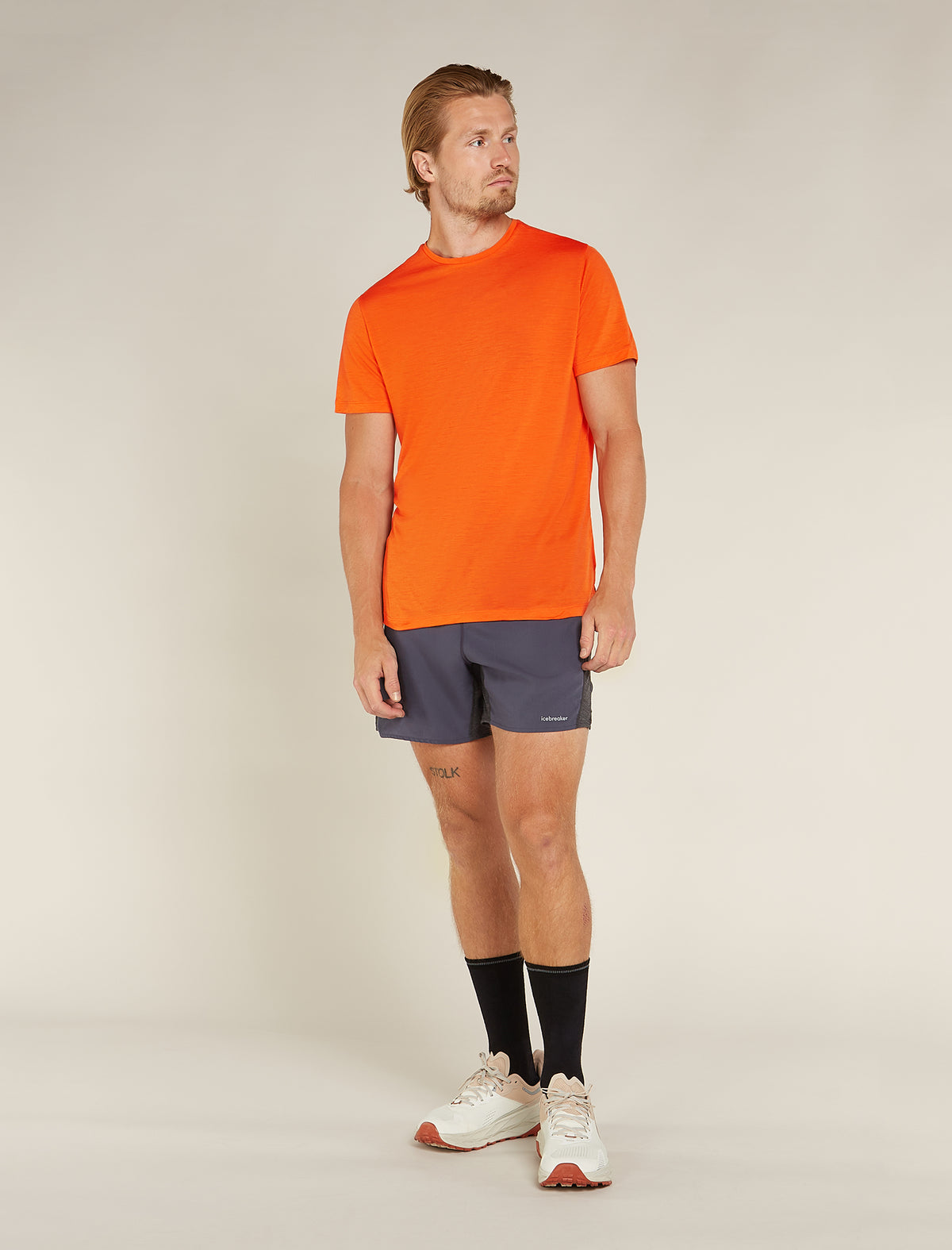 Men's Merino Blend 125 Cool-Lite™ Sphere Short Sleeve T-Shirt Blaze - 3