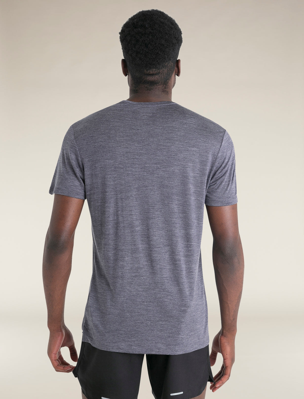 T-shirt 125 Cool-Lite™ – Sphere III en mélange de mérinos Men's Midnight Navy Heather - 2