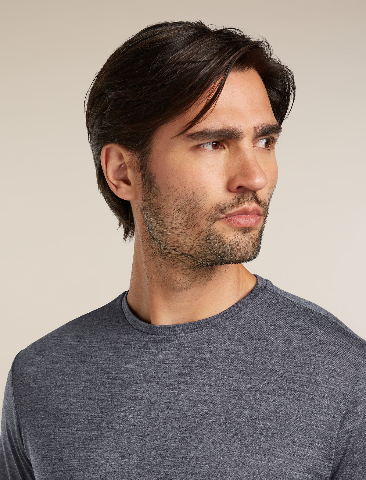 Men's Merino Blend 125 Cool-Lite™ Sphere Short Sleeve T-Shirt Midnight Navy Heather - 7