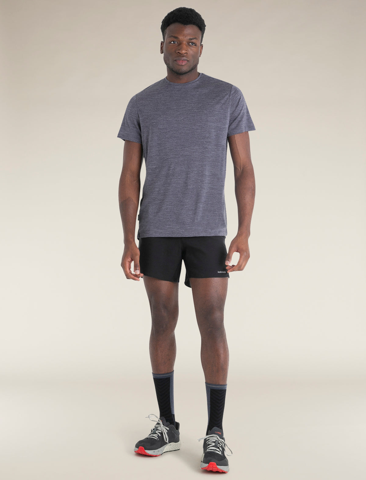 T-shirt 125 Cool-Lite™ – Sphere III en mélange de mérinos Men's Midnight Navy Heather - 3
