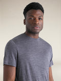 Men's Merino Blend 125 Cool-Lite™ Sphere Short Sleeve T-Shirt Midnight Navy Heather - 6