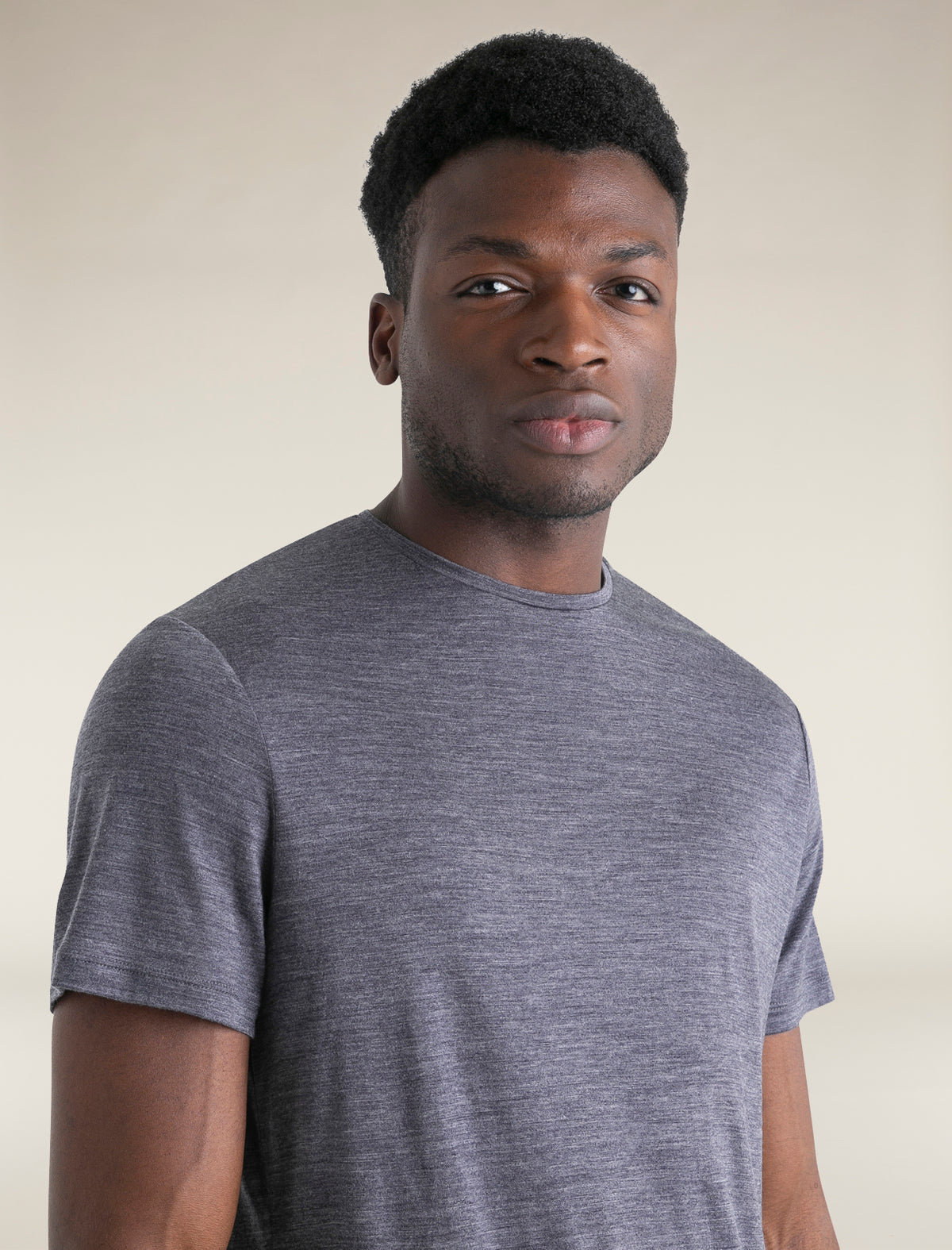 Men's Merino Blend 125 Cool-Lite™ Sphere Short Sleeve T-Shirt Midnight Navy Heather - 6
