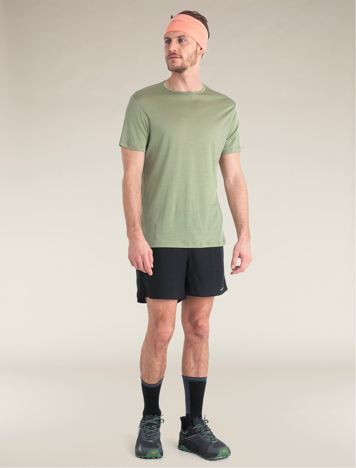 Men's Merino Blend 125 Cool-Lite™ Sphere Short Sleeve T-Shirt Oil/Black/Silver - 3