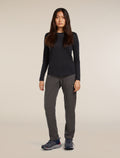 Women's Merino Blend 125 Cool-Lite™ Sphere Long Sleeve T-Shirt Black - 3