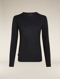 Women's Merino Blend 125 Cool-Lite™ Sphere Long Sleeve T-Shirt Black - 9