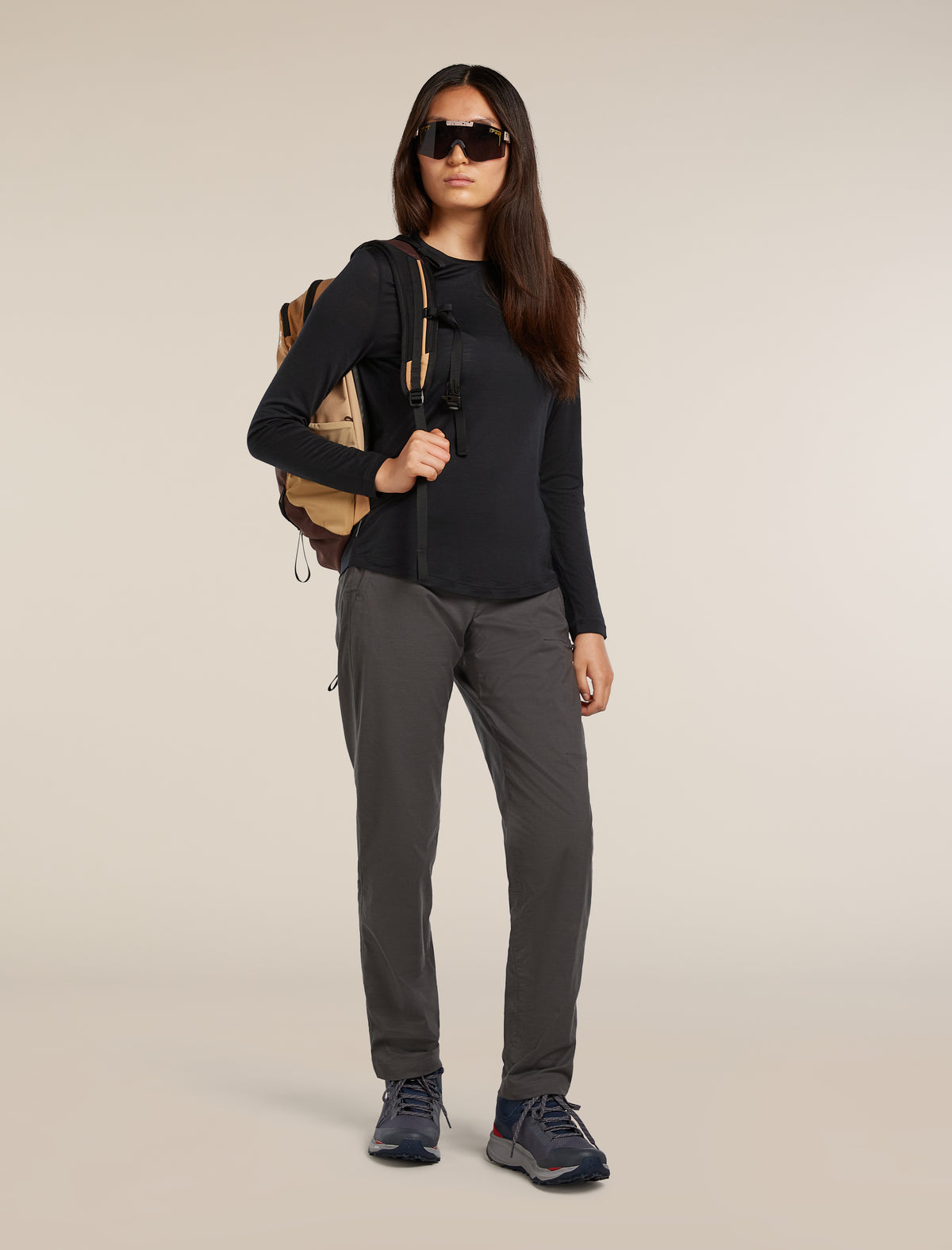 Women's Merino Blend 125 Cool-Lite™ Sphere Long Sleeve T-Shirt Black - 4