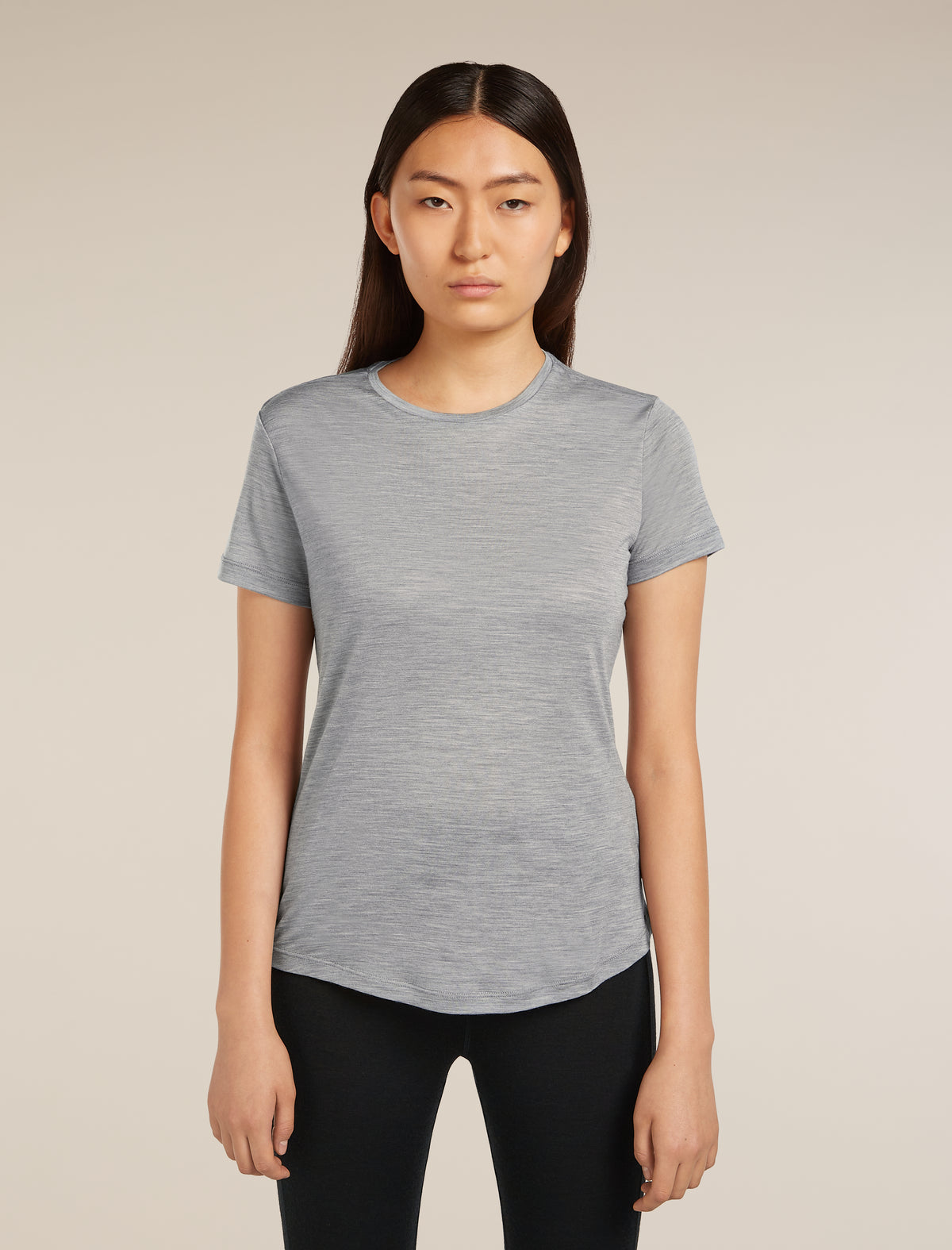 T-shirt 125 Cool-Lite™ – Sphere III en mélange de mérinos Femme Metro Heather - 1