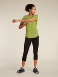 Women's Merino Blend 125 Cool-Lite™ Sphere Short Sleeve T-Shirt Olive - 4