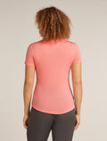 Women's Merino Blend 125 Cool-Lite™ Sphere Short Sleeve T-Shirt Acid pink - 2