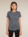 T-shirt 125 Cool-Lite™ – Sphere III en mélange de mérinos Femme Midnight Navy Heather - 1