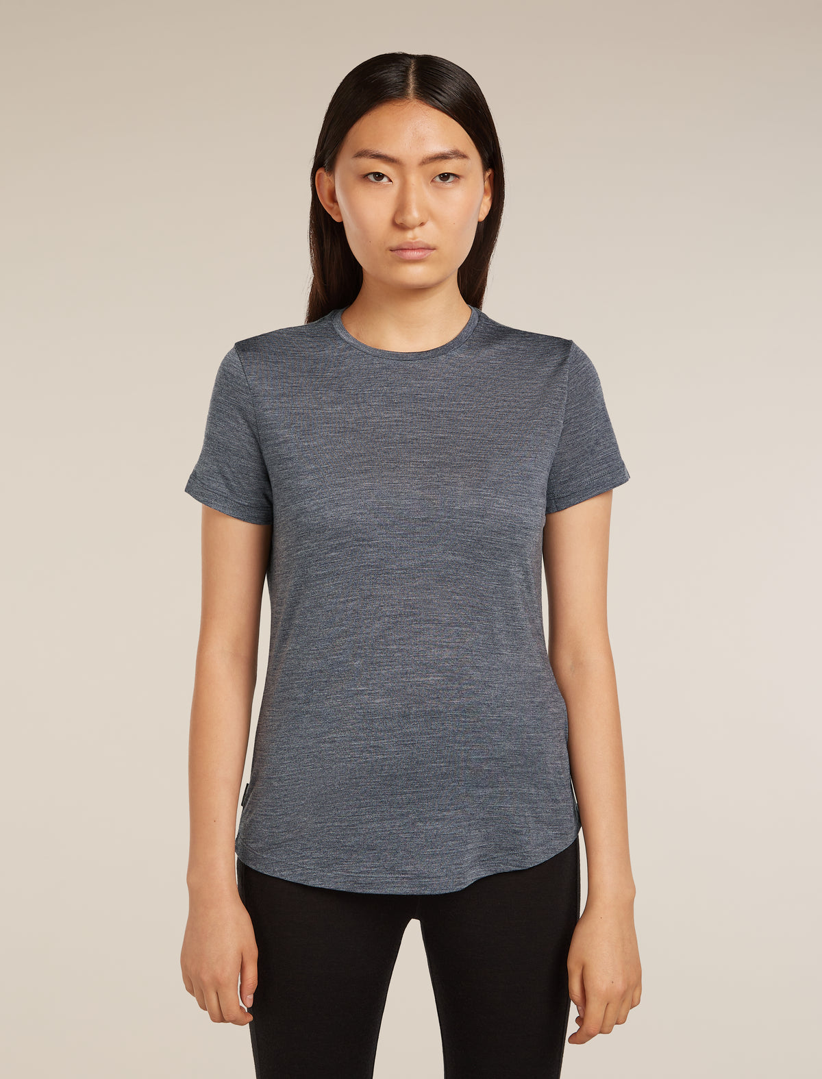 T-shirt 125 Cool-Lite™ – Sphere III en mélange de mérinos Femme Midnight Navy Heather - 1