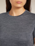 T-shirt 125 Cool-Lite™ – Sphere III en mélange de mérinos Femme Midnight Navy Heather - 6