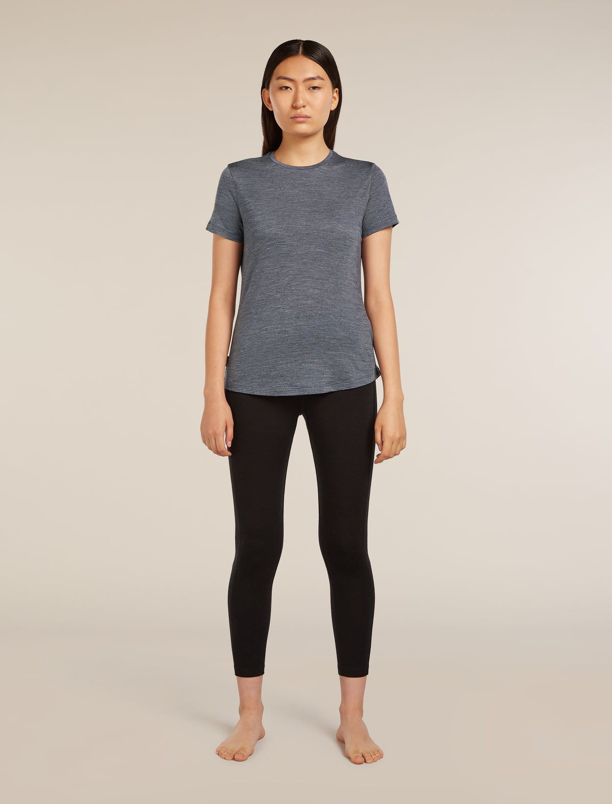 T-shirt 125 Cool-Lite™ – Sphere III en mélange de mérinos Femme Midnight Navy Heather - 3