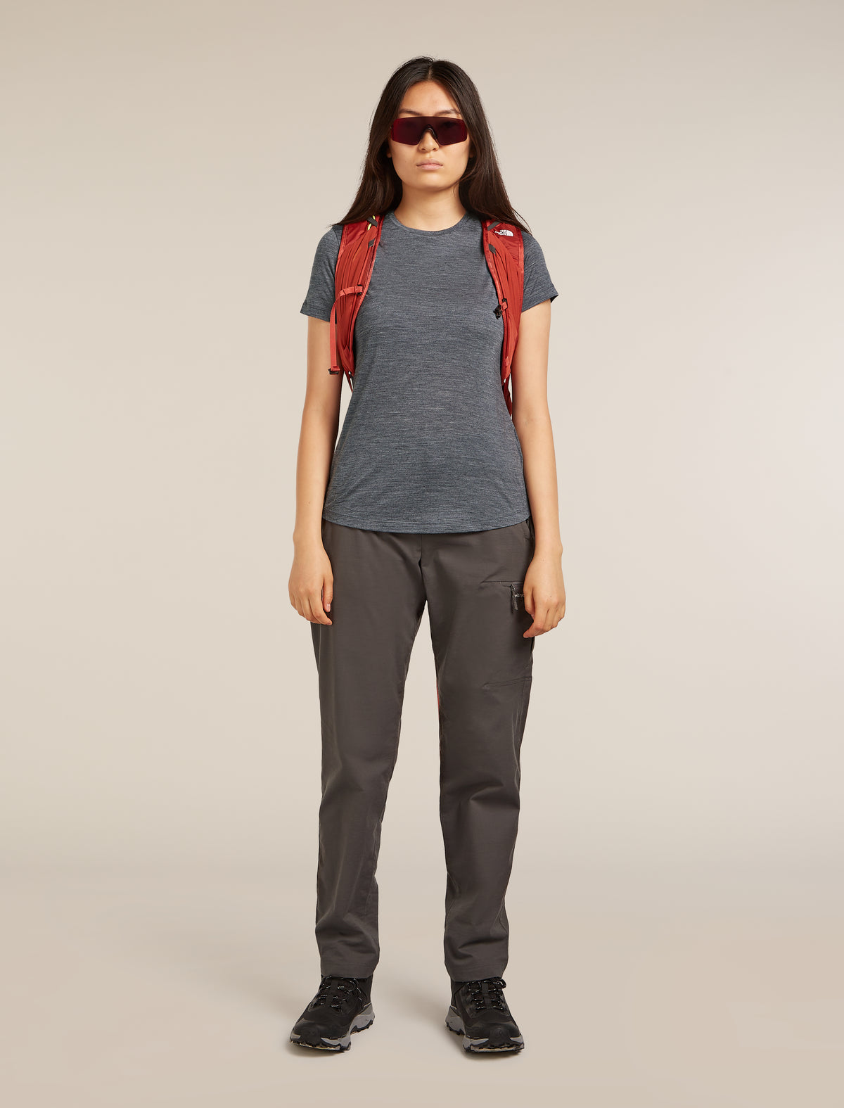 T-shirt 125 Cool-Lite™ – Sphere III en mélange de mérinos Femme Midnight Navy Heather - 4