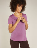 Women's Merino Blend 125 Cool-Lite™ Sphere Short Sleeve Scoop T-Shirt Deco - 1
