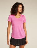 Women's Merino Blend 125 Cool-Lite™ Sphere Short Sleeve Scoop T-Shirt Pop - 1