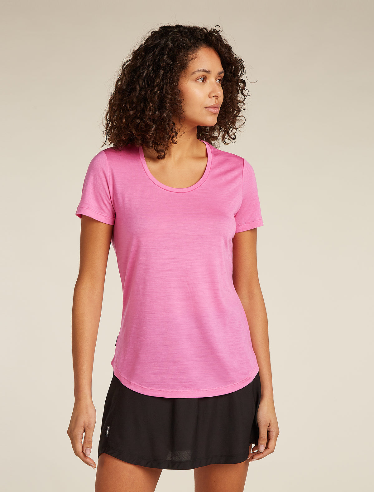 Women's Merino Blend 125 Cool-Lite™ Sphere Short Sleeve Scoop T-Shirt Pop - 1
