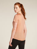 Women's Merino Blend 125 Cool-Lite™ Sphere Short Sleeve Scoop T-Shirt Desert sand - 3