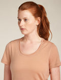 Women's Merino Blend 125 Cool-Lite™ Sphere Short Sleeve Scoop T-Shirt Desert sand - 6