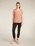 Women's Merino Blend 125 Cool-Lite™ Sphere Short Sleeve Scoop T-Shirt Desert sand - 4