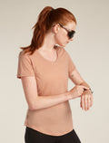 Women's Merino Blend 125 Cool-Lite™ Sphere Short Sleeve Scoop T-Shirt Desert sand - 5