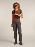 Women's Merino Blend 125 Cool-Lite™ Sphere Short Sleeve Scoop T-Shirt Carob - 4