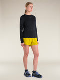 Women's Merino Blend 125 ZoneKnit™ Energy Wind Long Sleeve T-Shirt Black - 4