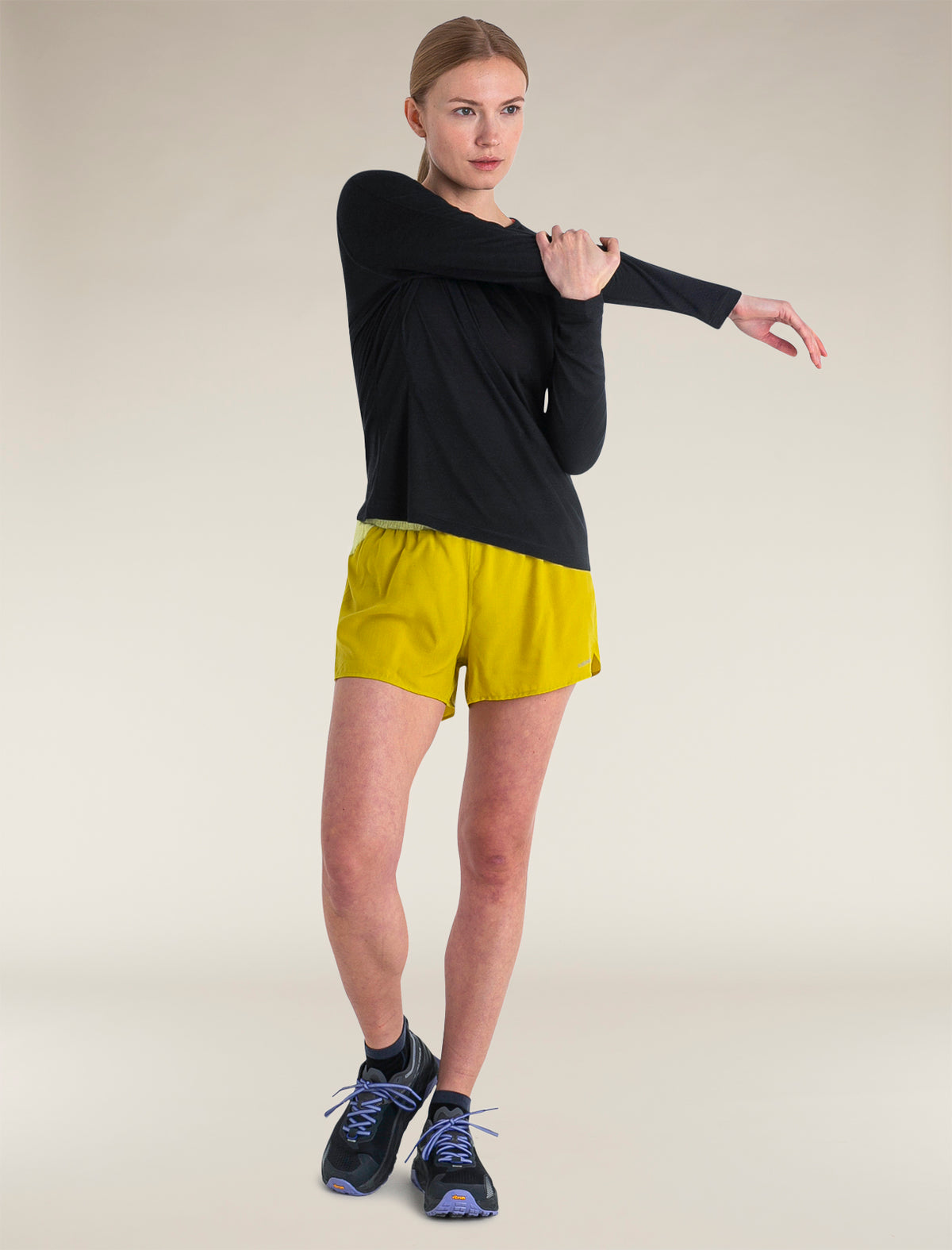 Women's Merino Blend 125 ZoneKnit™ Energy Wind Long Sleeve T-Shirt Black - 5
