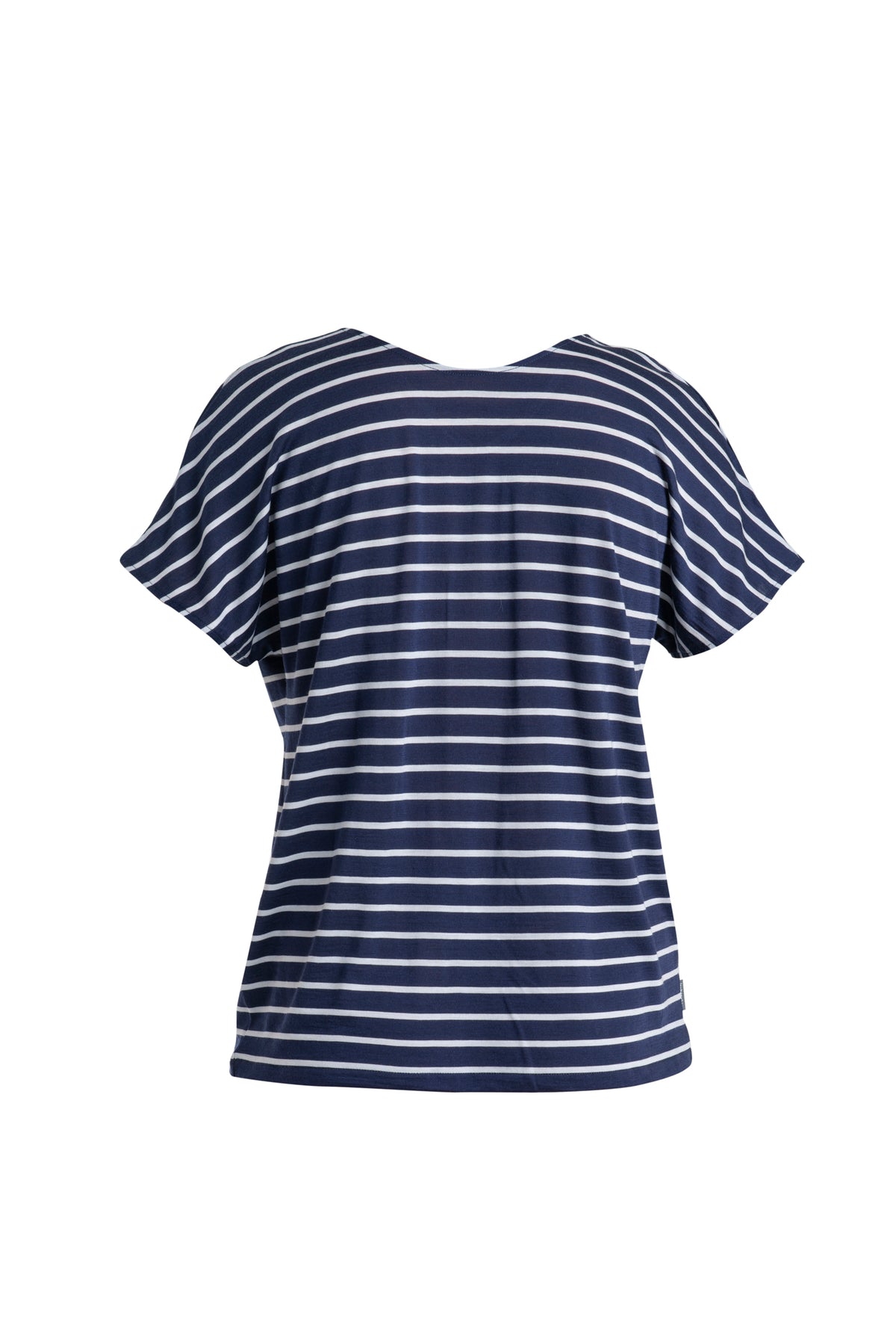 Women's Merino Blend Drayden Reversible Top Stripe Midnight Navy/Snow - 6