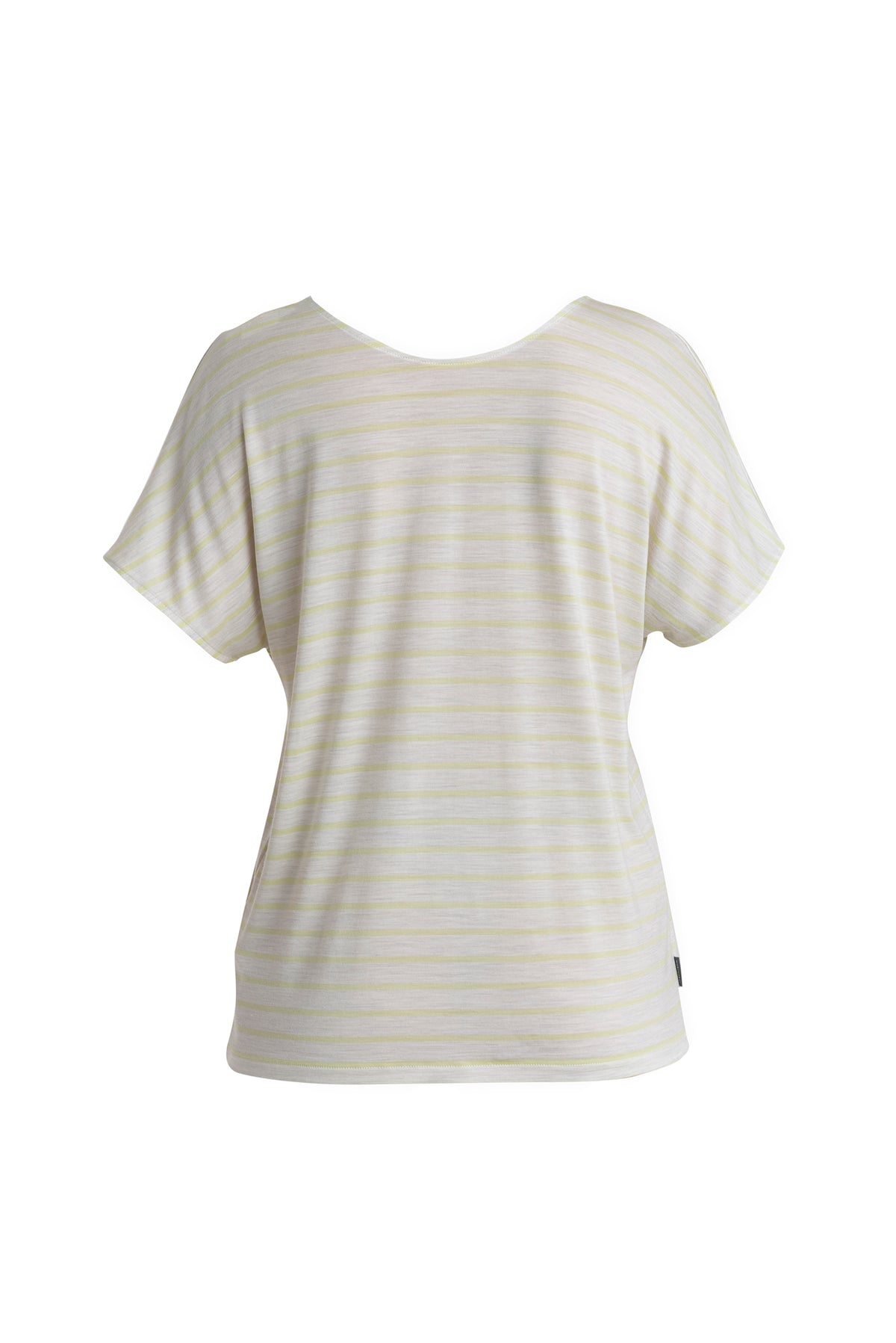Women's Merino Blend Drayden Reversible Top Stripe Ecru Heather/Glazen - 6