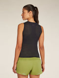 Merino Blend 75 Cool-Lite™ Featherlight™ Tank Black - 2