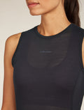 Merino Blend 75 Cool-Lite™ Featherlight™ Tank Black - 5