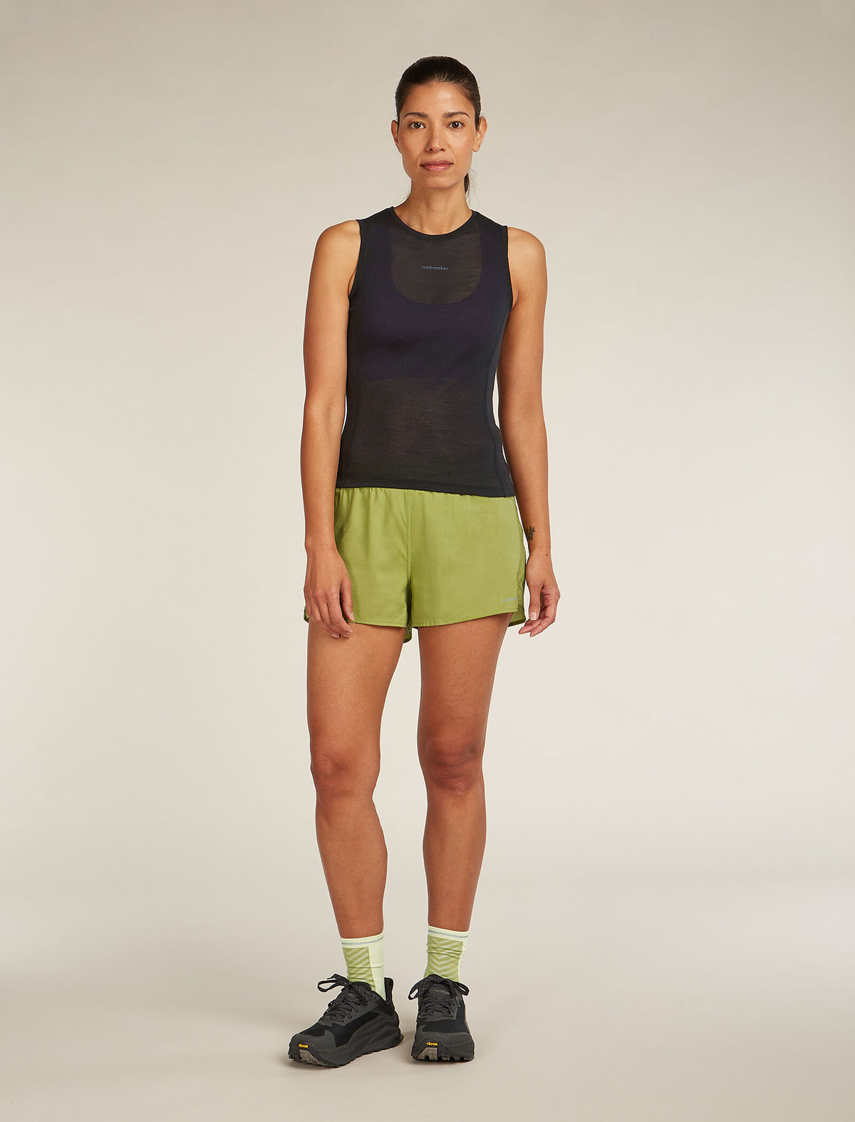 Merino Blend 75 Cool-Lite™ Featherlight™ Tank Black - 3