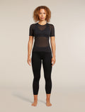 Merino Blend 75 Cool-Lite™ Featherlight™ Short Sleeve T-Shirt Black - 3