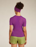 Ras du cou isotherme à manches courtes 75 Cool-Lite™ Ultralight en mélange de mérinos Femme Passion - 2