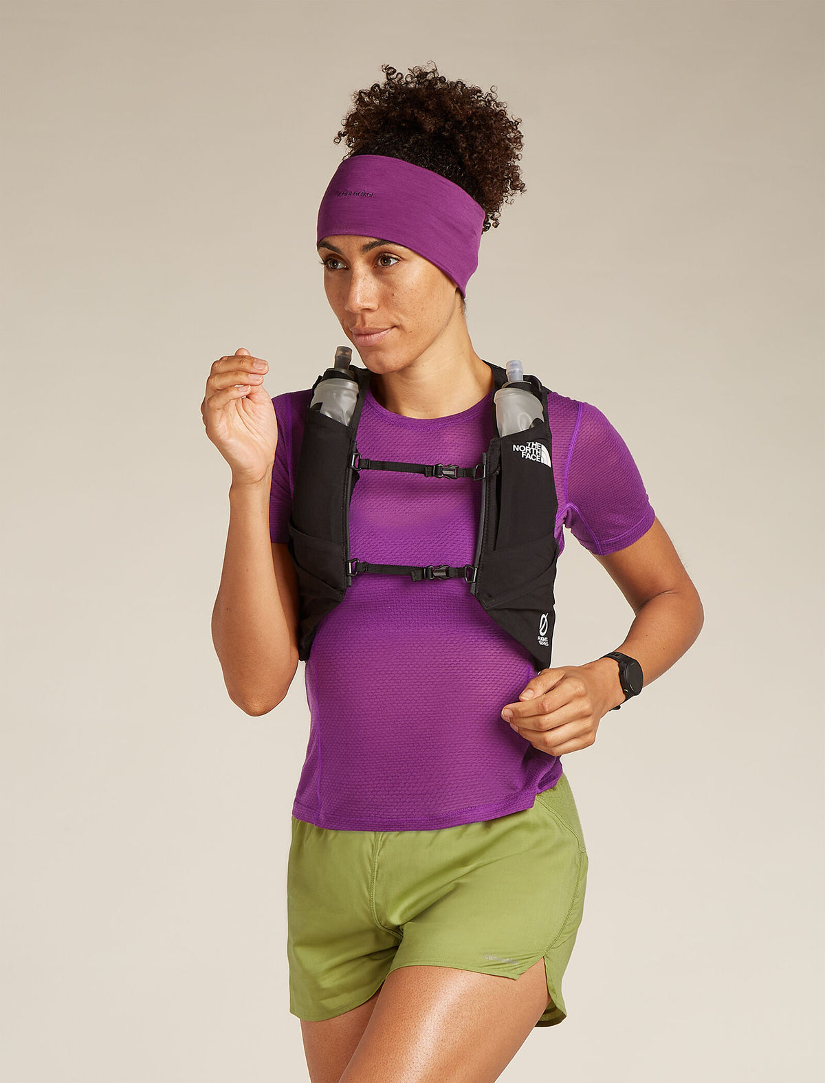 Ras du cou isotherme à manches courtes 75 Cool-Lite™ Ultralight en mélange de mérinos Femme Passion - 4