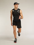 Merino Blend 75 Cool-Lite™ Featherlight™ Tank Black - 4