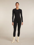 Ras du cou isotherme à manches longues 260 ZoneKnit™ Seamless en mélange de mérinos Femme Black - 10