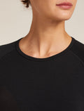 Ras du cou isotherme à manches longues 260 ZoneKnit™ Seamless en mélange de mérinos Femme Black - 7