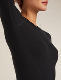 Ras du cou isotherme à manches longues 260 ZoneKnit™ Seamless en mélange de mérinos Femme Black - 8