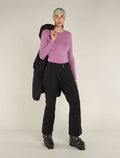 Women's Merino Blend 260 ZoneKnit™ Seamless Long Sleeve Crewe Thermal Top Deco - 4