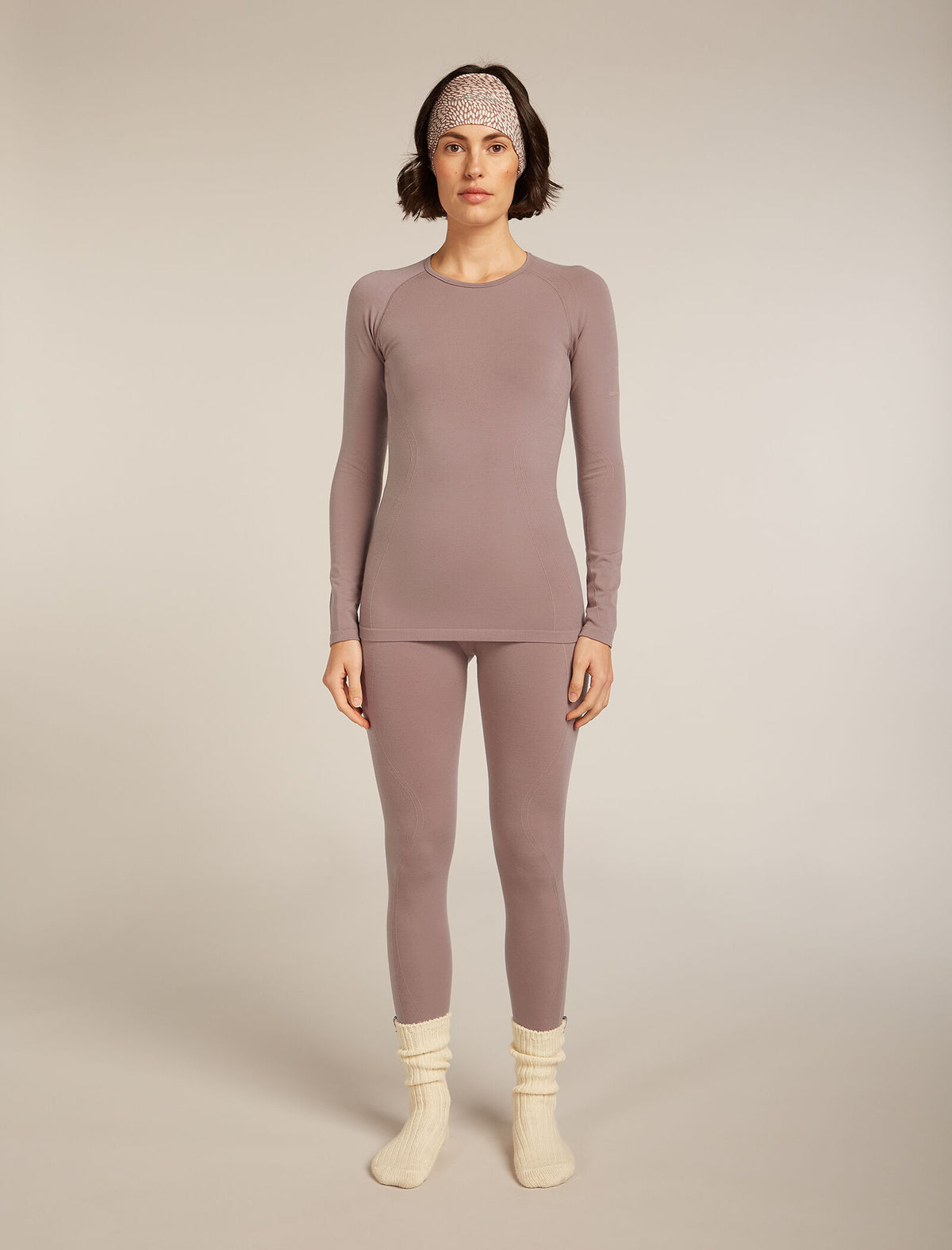 Women's Merino Blend 260 ZoneKnit™ Seamless Long Sleeve Crewe Thermal Top Summit - 10