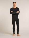Ras du cou isotherme à manches longues 260 ZoneKnit™ Seamless en mélange de mérinos Men's Black - 3